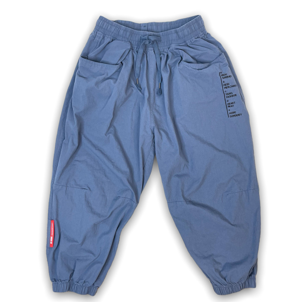Off Wodal Erdu & Superhey Cropped Jogger Pants Elastic Waist Size Medium